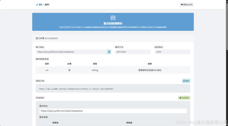 制作短視頻內容數據監測-標準接口-標準接口