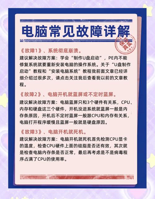 組裝電腦步驟及常見故障該如何應對？